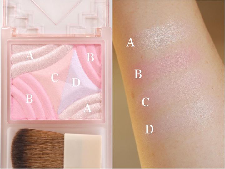 画像1: ふんわり甘い印象と透明感をプラス。滲み出るような上気チーク！