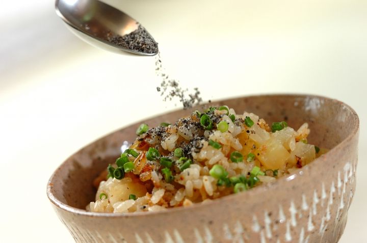 大根の鶏だし炊き込みご飯の作り方3