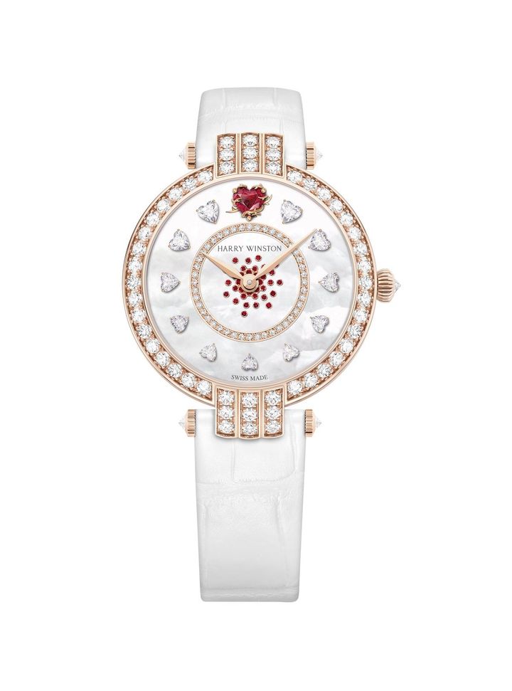 「HW プルミエール・バレンタインデー オートマティック 36mm」（RG×ダイヤモンド×ルビー）￥10,054,000世界限定14本 直営サロン限定