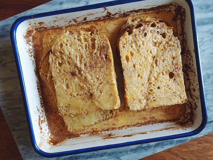 フレンチトーストの作り方