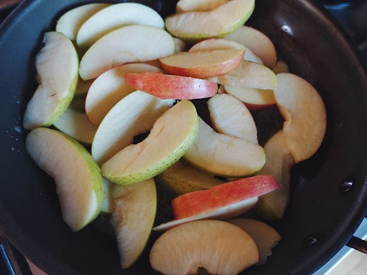 リンゴのソテーの作り方