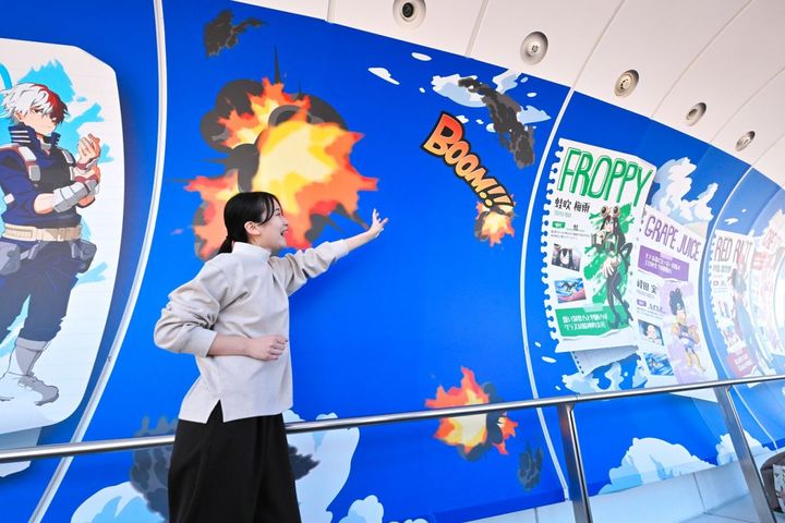 爆轟勝己のポーズでBOOOM‼