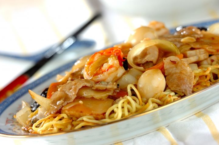 具だくさん！あんかけ焼きそば とろ〜り美味しく by金丸 利恵さん