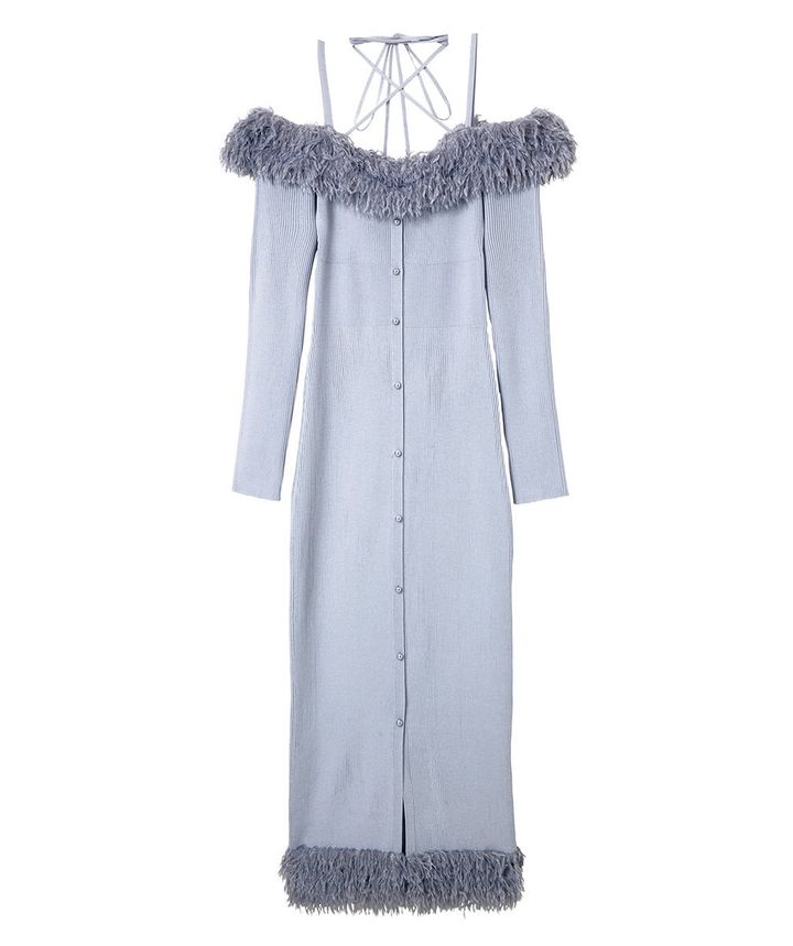 オープンショルダードレス