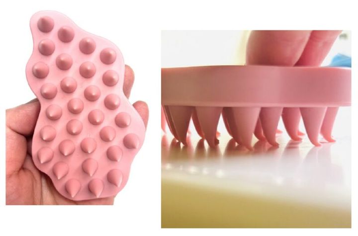 雑誌GLOW3月号付録 リトルミイの頭皮マッサージブラシ