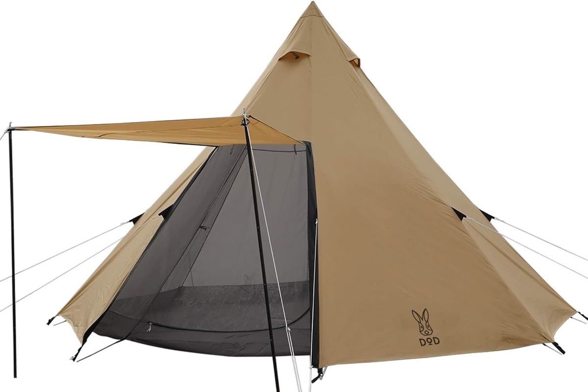 大人数に最適！DODワンポールテント(L)の魅力を紹介！冬は寒い
