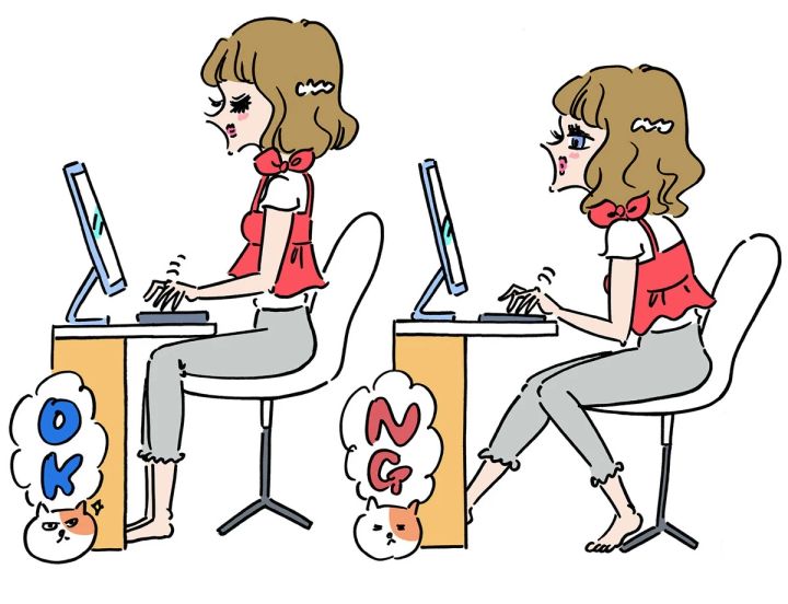 適切なテーブルの高さ