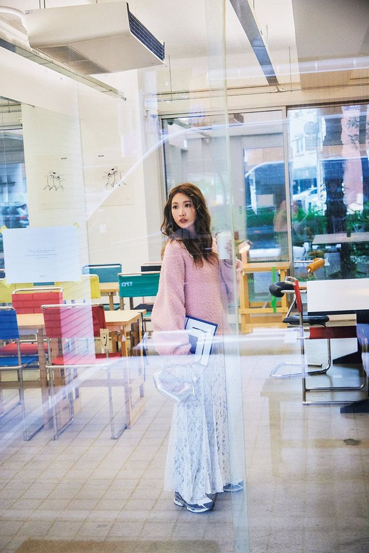 紗栄子、ニット着回し