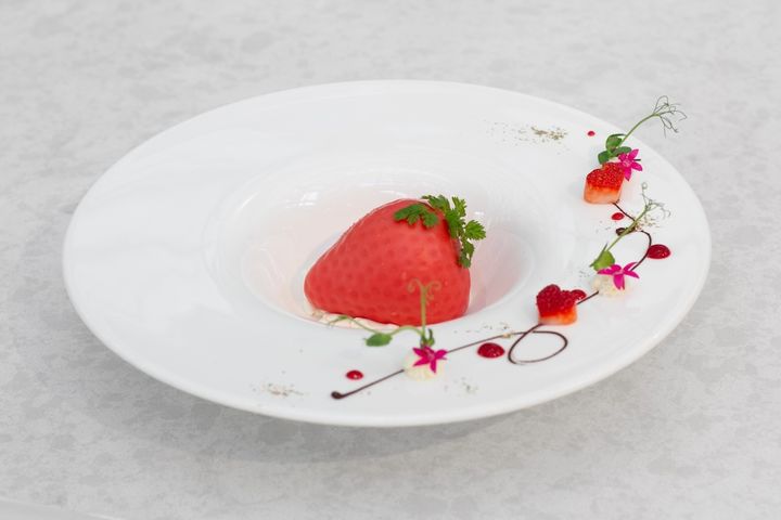 古都華のスープ グランマニエ香るパンナコッタ