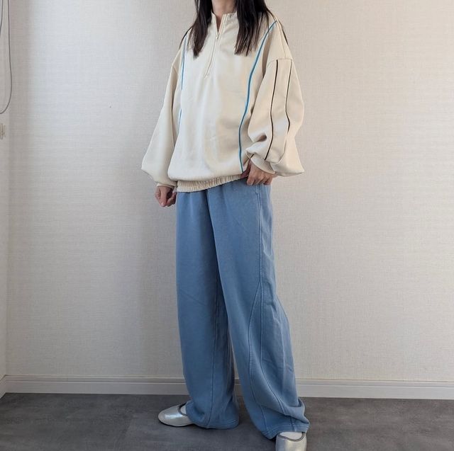 GUスウェットバレルレッグ2