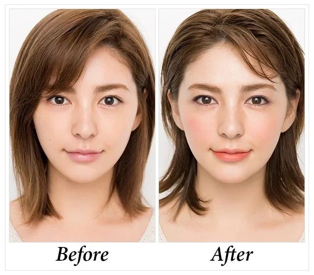 チーク 血色アップ 小顔