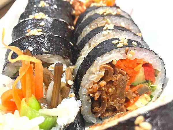 「なな」の焼き肉キンパ