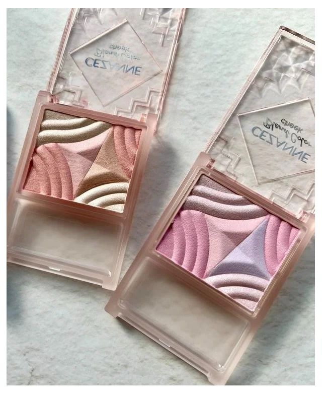 セザンヌ_春コスメ2025_ブレンドカラーチーク 01／02