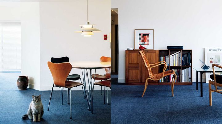 神奈川県川崎市、長く使い続けた北欧家具をまっさらな空間で