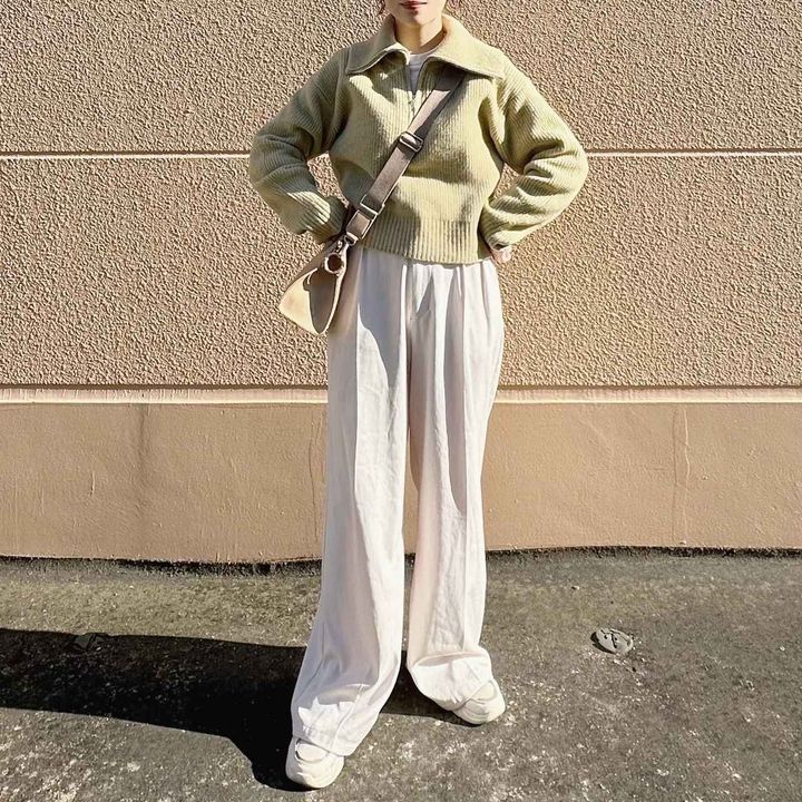 画像: ロンT合わせでカジュアル感UP