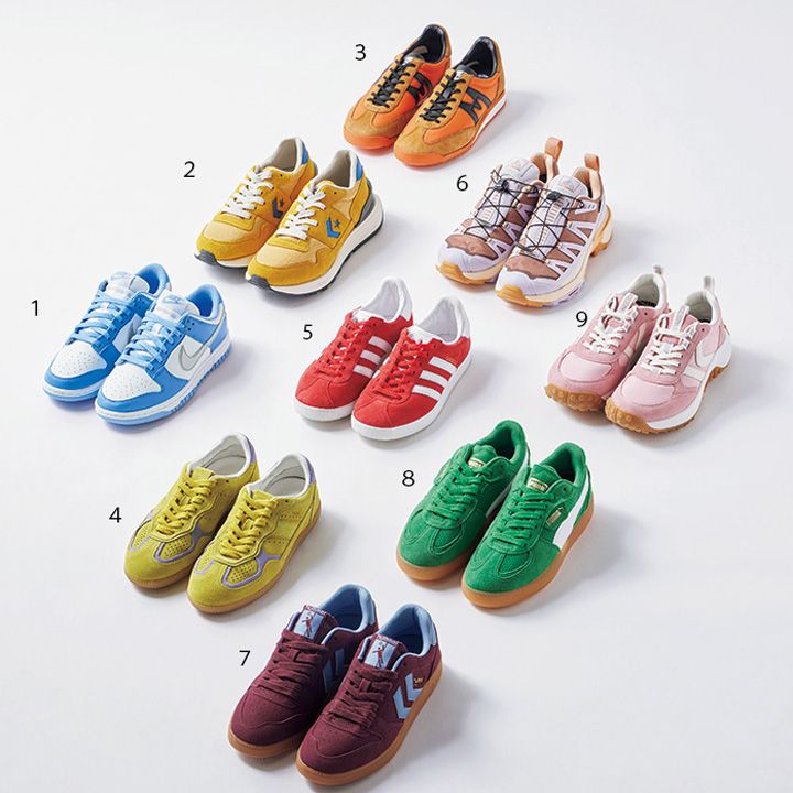 差し色にぴったり！オシャレなカラースニーカー9選