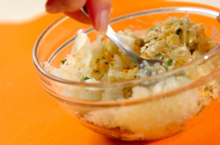 タラのフライハーブマヨソースの作り方2