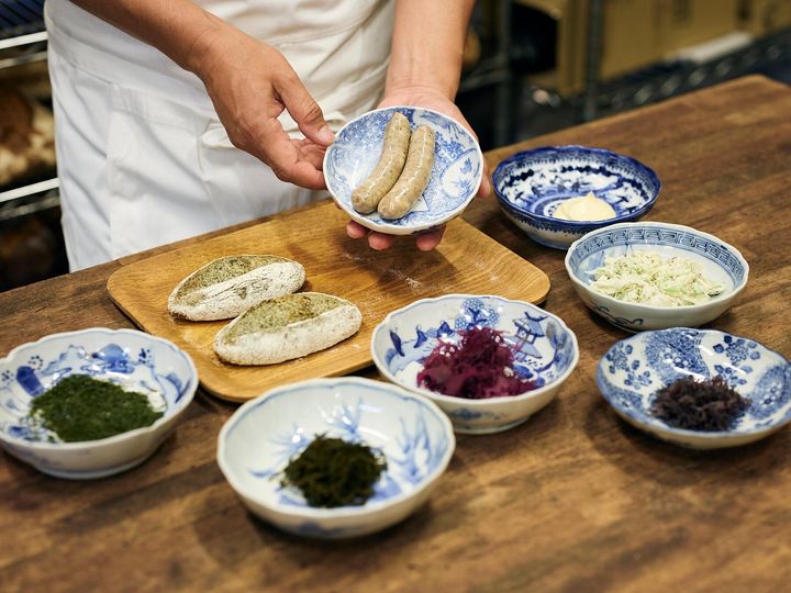 海藻ドッグの材料