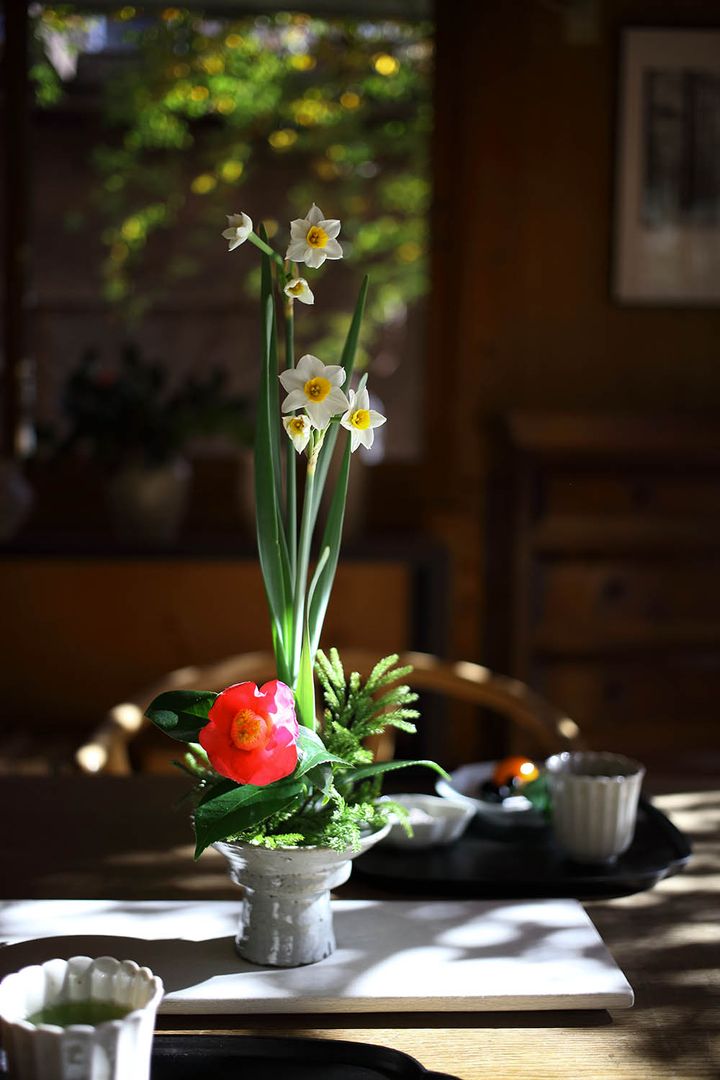 スイセンのあしらい