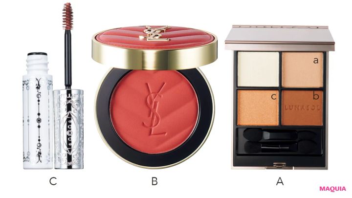 桐谷美玲さんはTHREEの細リップが推し！ 真っ先に使いたい春新色で主役顔メイク_4