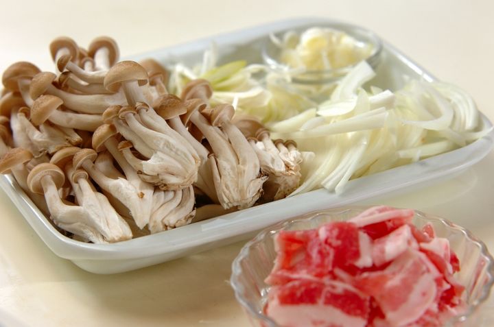 本格派のカレー南蛮うどんの下準備2