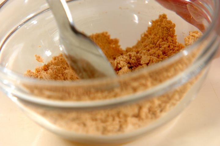 豆乳もちの下準備1