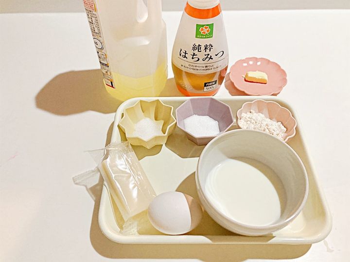 餅のミニパンケーキの材料