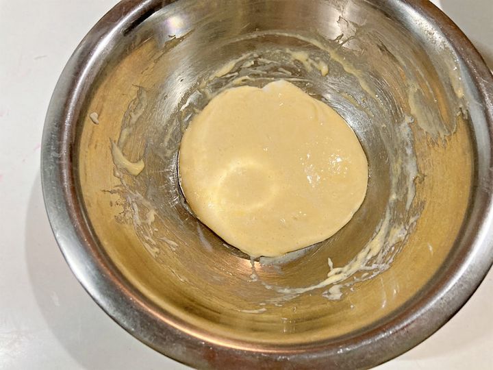 メレンゲを混ぜ終えた生地