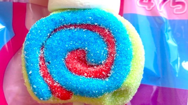 しなこちゃんのグミマシュマロ棒 渦巻きマシュマロ