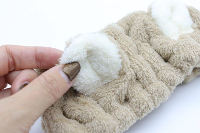 かわいいヘアターバン（くま） デザイン