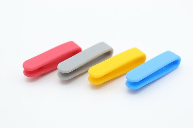 キャンドゥの自分用のボディタオルひと目でわかる目印タグのカラー