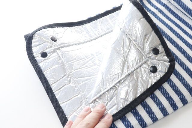 スタンダードプロダクツ 砂よけスナップ付レジャーシート 裏 アルミ仕様