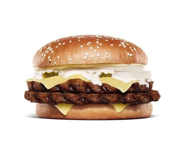 バーガーキング ホワイトチーズマウンテンズ ダブルビーフ