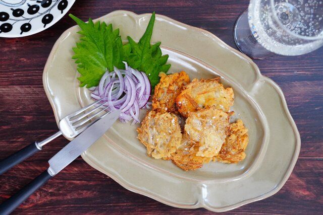 えのきとチーズで時短で美味しい！簡単おつまみの「ガレット」