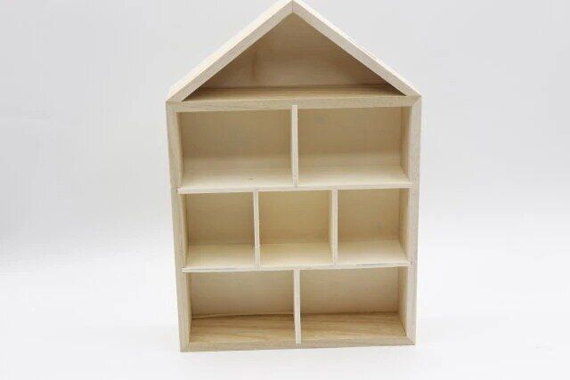 ダイソーの仕切りウッドボックス（ハウス）のパッケージ