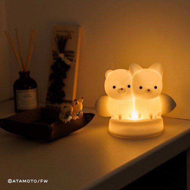 タヌキとキツネ お部屋ライトBOOK