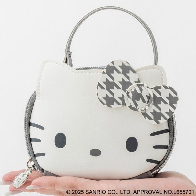 HELLO KITTY × BRILMY リップが縦に収納できる ズボラに優しいミニコスメポーチ BOOK