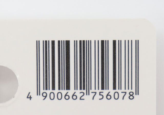 ダイソー 5046 スマホチャーム（ベアハート、2P） パッケージ JANコード