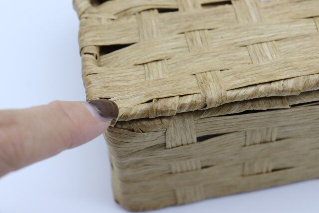 ペーパー収納（ティッシュケース） 素材感