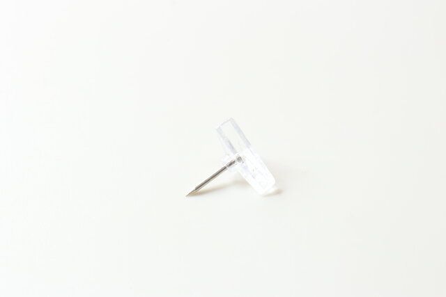 セリアのプチプラカード用クリアピン