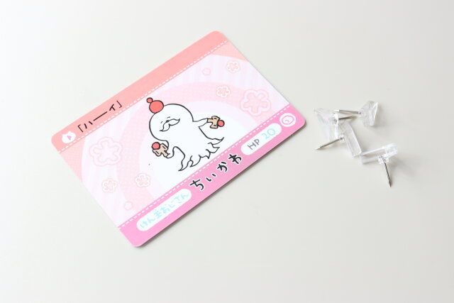 セリアのおすすめカード用クリアピン