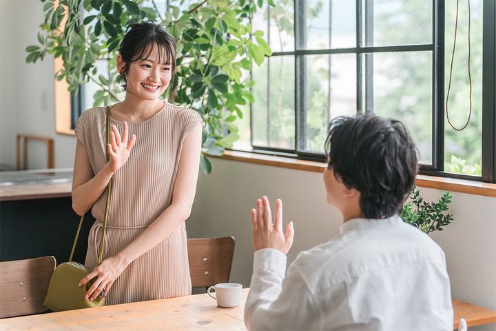 デート中の男女のイメージ