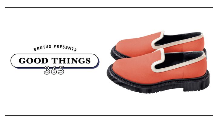 〈アデュー〉のスリッポン