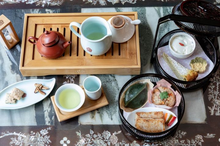 「アフタヌーンティーセット」1540円 ※メニュー内容の一部はその日によって異なる