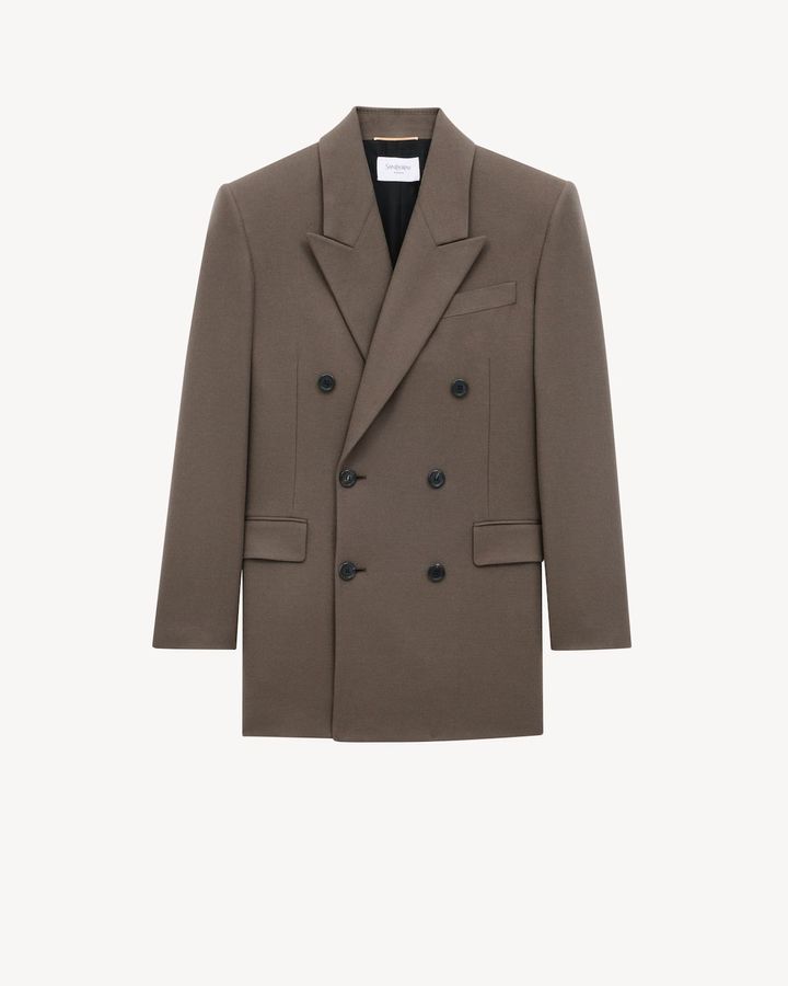 「カシミアフェルトジャケット」（※伊勢丹新宿店限定）¥790,900／SAINT LAURENT BY ANTHONY VACCARELLO