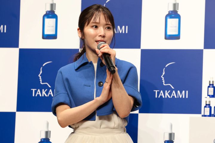 TAKAMI CM発表会 松岡美優さん