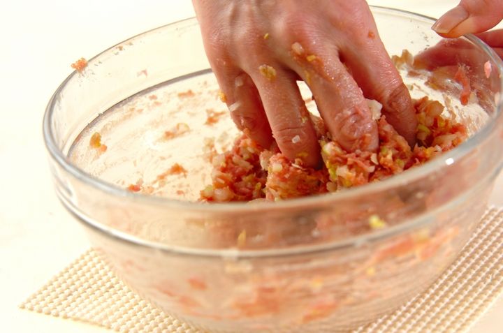 白菜ギョーザの作り方3