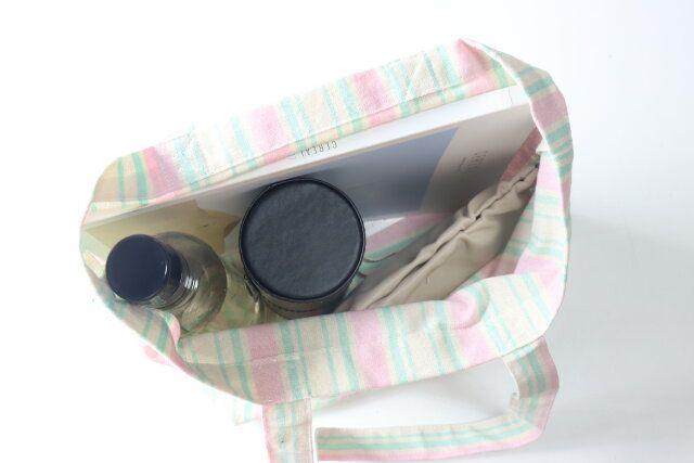 セリア 舟形トートバッグ 容量