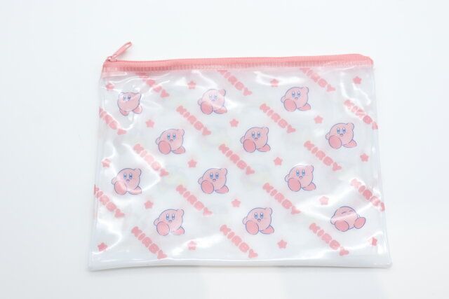 ダイソーの星のカービィ フラットポーチ カービィダンス