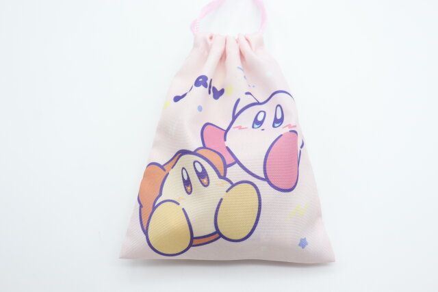 ダイソーの星のカービィ ミニ巾着 ニューレトロに小物を収納